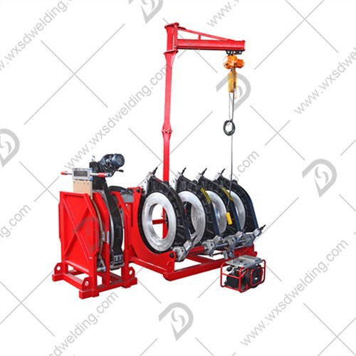 SDD450 فیلڈ ویلڈنگ HDPE Pe پائپ ہائیڈرولک پائپ ویلڈنگ مشین